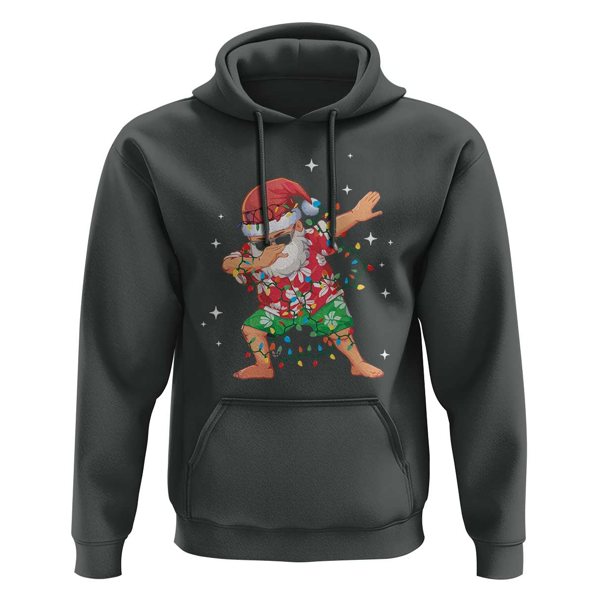 Funny Christmas Hoodie Dabbing Santa Boys Girls Men Xmas Dab Kid