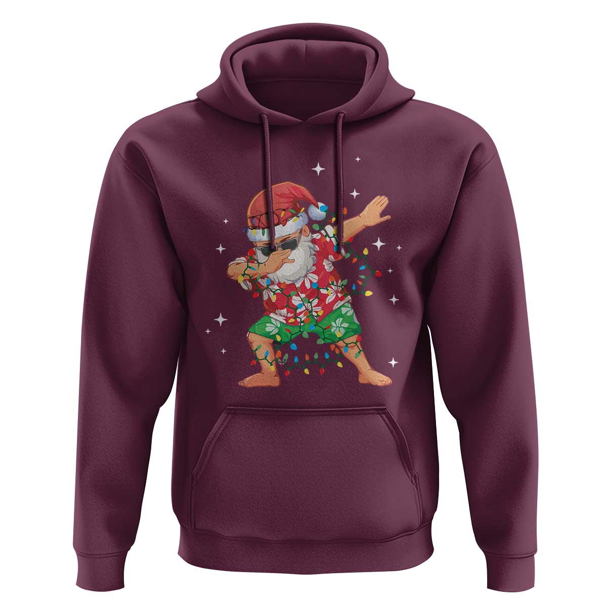 Funny Christmas Hoodie Dabbing Santa Boys Girls Men Xmas Dab Kid