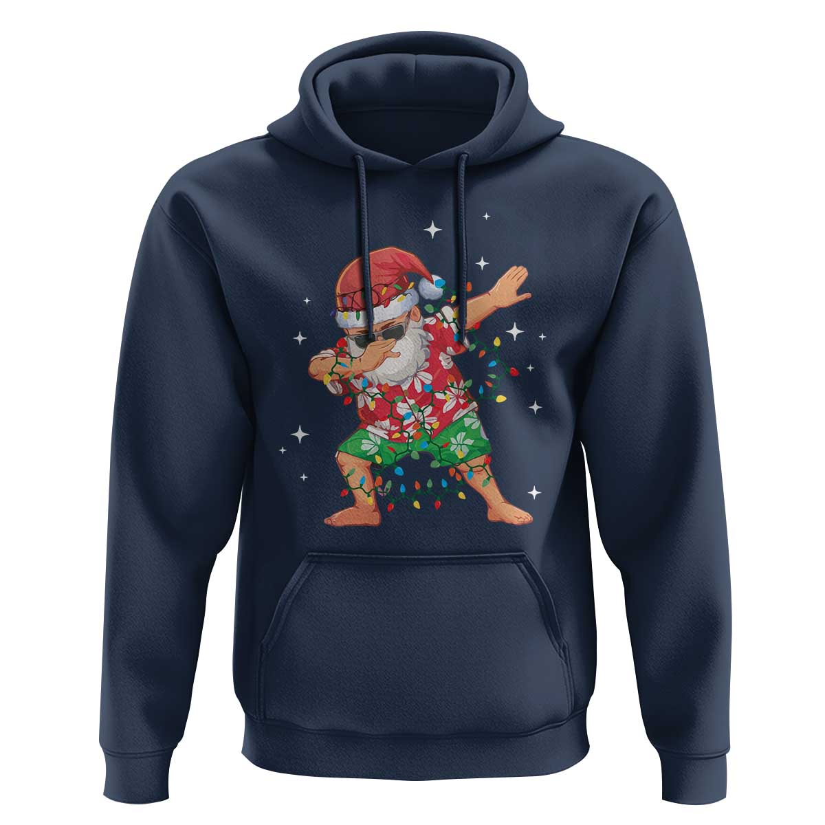 Funny Christmas Hoodie Dabbing Santa Boys Girls Men Xmas Dab Kid