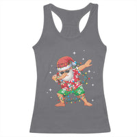 Funny Christmas Racerback Tank Top Dabbing Santa Boys Girls Men Xmas Dab Kid