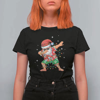Funny Christmas T Shirt For Women Dabbing Santa Boys Girls Men Xmas Dab Kid - Wonder Print Shop