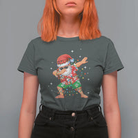 Funny Christmas T Shirt For Women Dabbing Santa Boys Girls Men Xmas Dab Kid - Wonder Print Shop