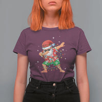 Funny Christmas T Shirt For Women Dabbing Santa Boys Girls Men Xmas Dab Kid - Wonder Print Shop