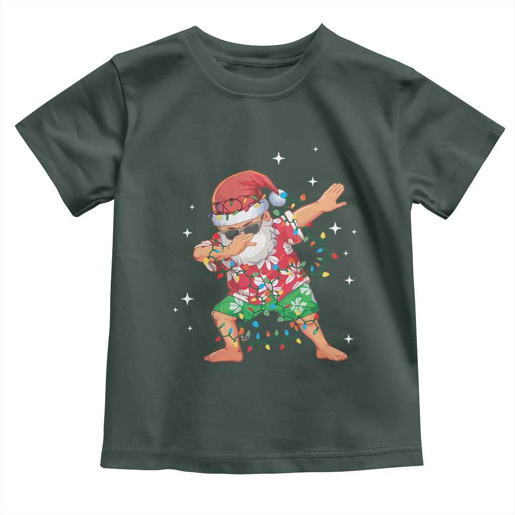 Funny Christmas Toddler T Shirt Dabbing Santa Boys Girls Men Xmas Dab Kid