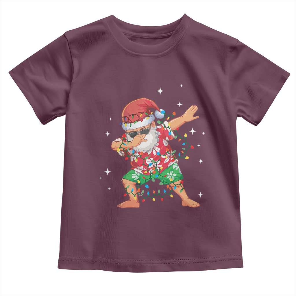 Funny Christmas Toddler T Shirt Dabbing Santa Boys Girls Men Xmas Dab Kid