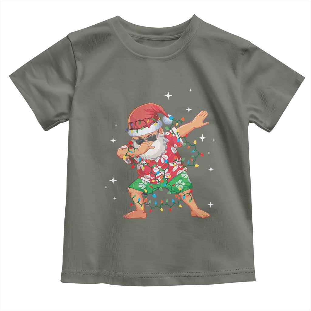 Funny Christmas Toddler T Shirt Dabbing Santa Boys Girls Men Xmas Dab Kid