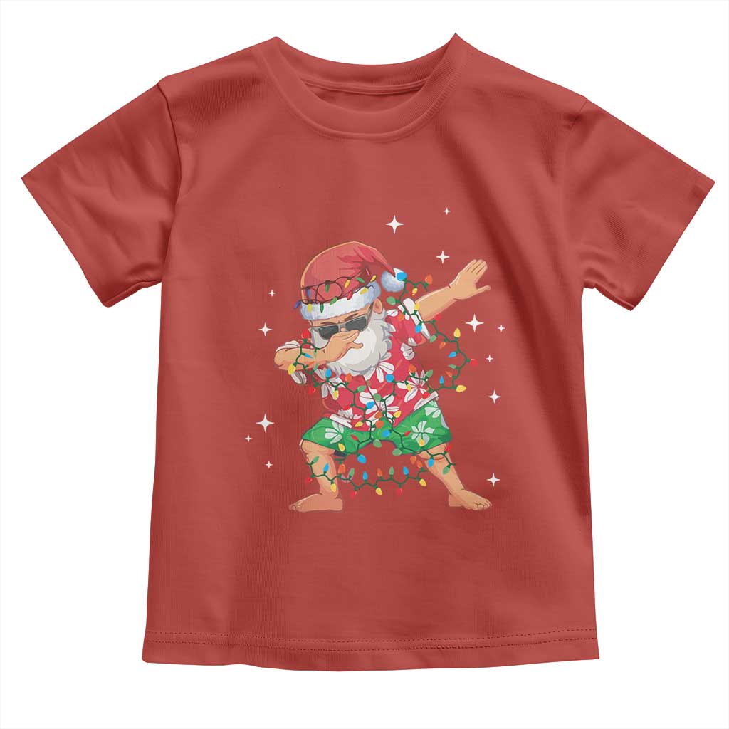 Funny Christmas Toddler T Shirt Dabbing Santa Boys Girls Men Xmas Dab Kid
