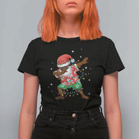 Christmas Hawaiian T Shirt For Women Afro African Dabbing Santa Xmas Dab Girls Boys Kids - Wonder Print Shop