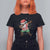 Christmas Hawaiian T Shirt For Women Afro African Dabbing Santa Xmas Dab Girls Boys Kids - Wonder Print Shop