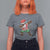 Christmas Hawaiian T Shirt For Women Afro African Dabbing Santa Xmas Dab Girls Boys Kids - Wonder Print Shop