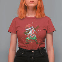 Christmas Hawaiian T Shirt For Women Afro African Dabbing Santa Xmas Dab Girls Boys Kids - Wonder Print Shop