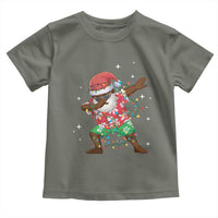 Christmas Hawaiian Toddler T Shirt Afro African Dabbing Santa Xmas Dab Girls Boys Kids