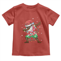 Christmas Hawaiian Toddler T Shirt Afro African Dabbing Santa Xmas Dab Girls Boys Kids