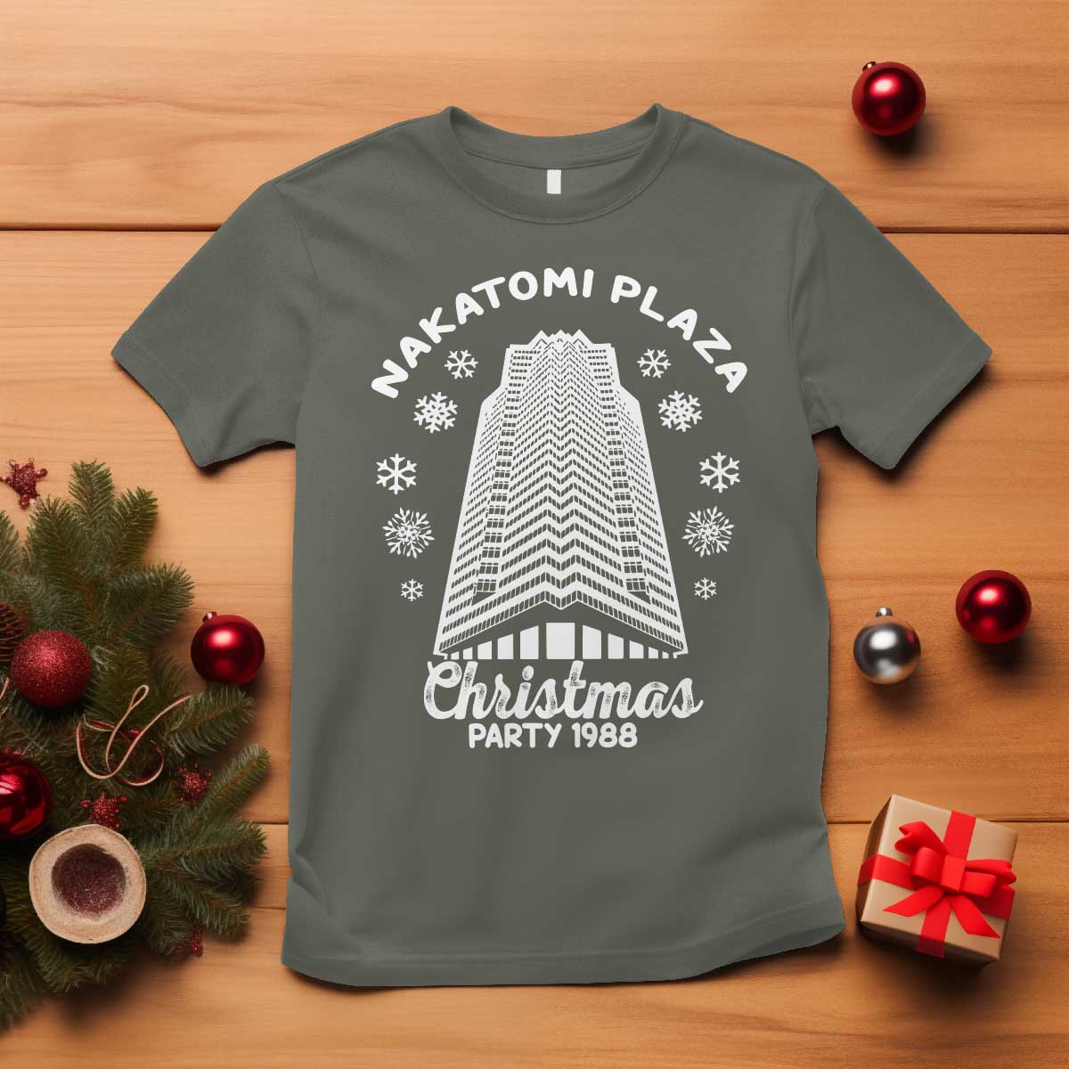 Nakatomi Plaza Christmas Party 1988 Classic T Shirt Xmas Gift - Wonder Print Shop