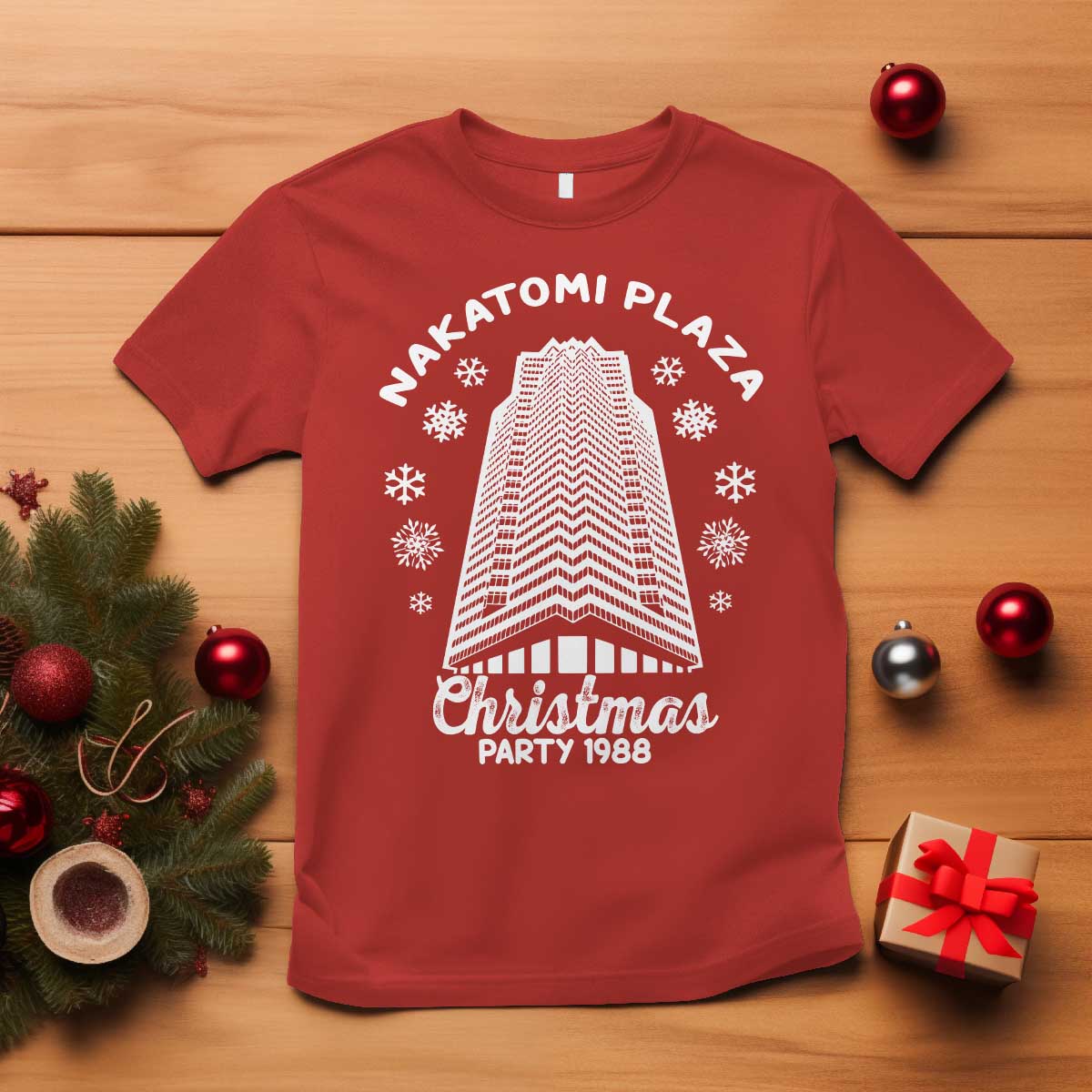 Nakatomi Plaza Christmas Party 1988 Classic T Shirt Xmas Gift - Wonder Print Shop