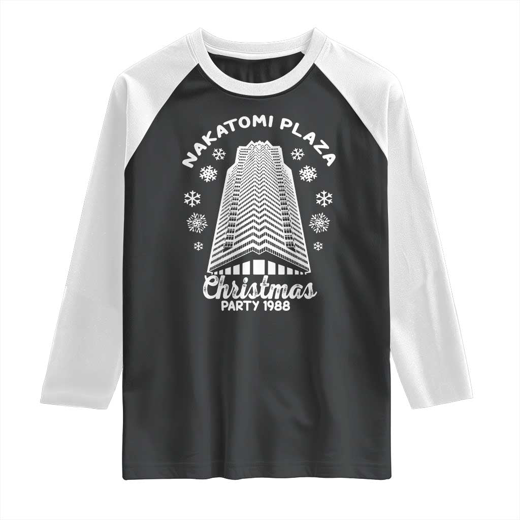 Nakatomi Plaza Christmas Party 1988 Classic Raglan Shirt Xmas Gift