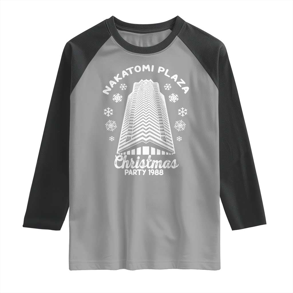 Nakatomi Plaza Christmas Party 1988 Classic Raglan Shirt Xmas Gift
