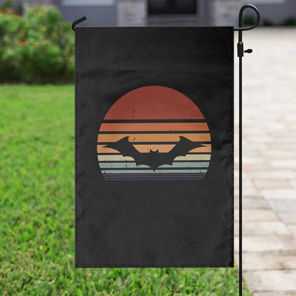 Vintage Retro Fall Halloween Bat Garden Flag - Wonder Print Shop