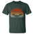 Vintage Retro Fall Halloween Bat T Shirt - Wonder Print Shop