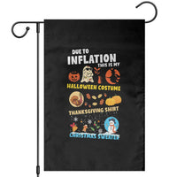 Happy Hallothanksmas Garden Flag My Spooky Halloween Thanksgiving Ugly Christmas Costume - Wonder Print Shop