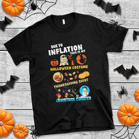 Happy Hallothanksmas T Shirt My Spooky Halloween Thanksgiving Ugly Christmas Costume - Wonder Print Shop