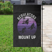 Funny Halloween Witch Garden Flag Regulators Mount Up Witchy Vibes - Wonder Print Shop