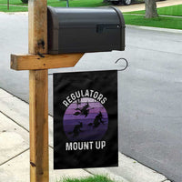 Funny Halloween Witch Garden Flag Regulators Mount Up Witchy Vibes - Wonder Print Shop