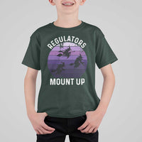 Funny Halloween Witch T Shirt For Kid Regulators Mount UpWitchy Vibes - Wonder Print Shop