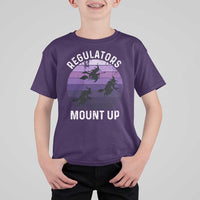 Funny Halloween Witch T Shirt For Kid Regulators Mount UpWitchy Vibes - Wonder Print Shop