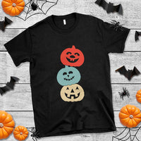 Vintage Halloween Pumpkin Funny Retro Gift T Shirt Cute Spooky Season Clothing - Wonder Print Shop