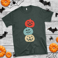 Vintage Halloween Pumpkin Funny Retro Gift T Shirt Cute Spooky Season Clothing - Wonder Print Shop