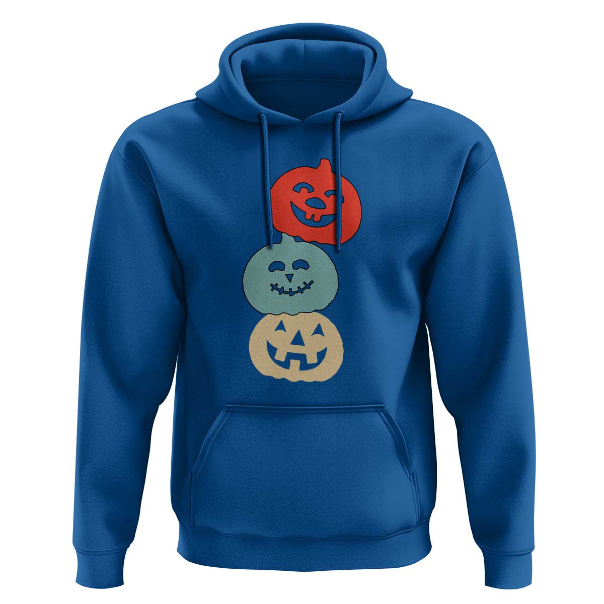 Vintage Halloween Pumpkin Funny Retro Gift Hoodie Cute Spooky Season Clothing
