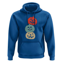 Vintage Halloween Pumpkin Funny Retro Gift Hoodie Cute Spooky Season Clothing
