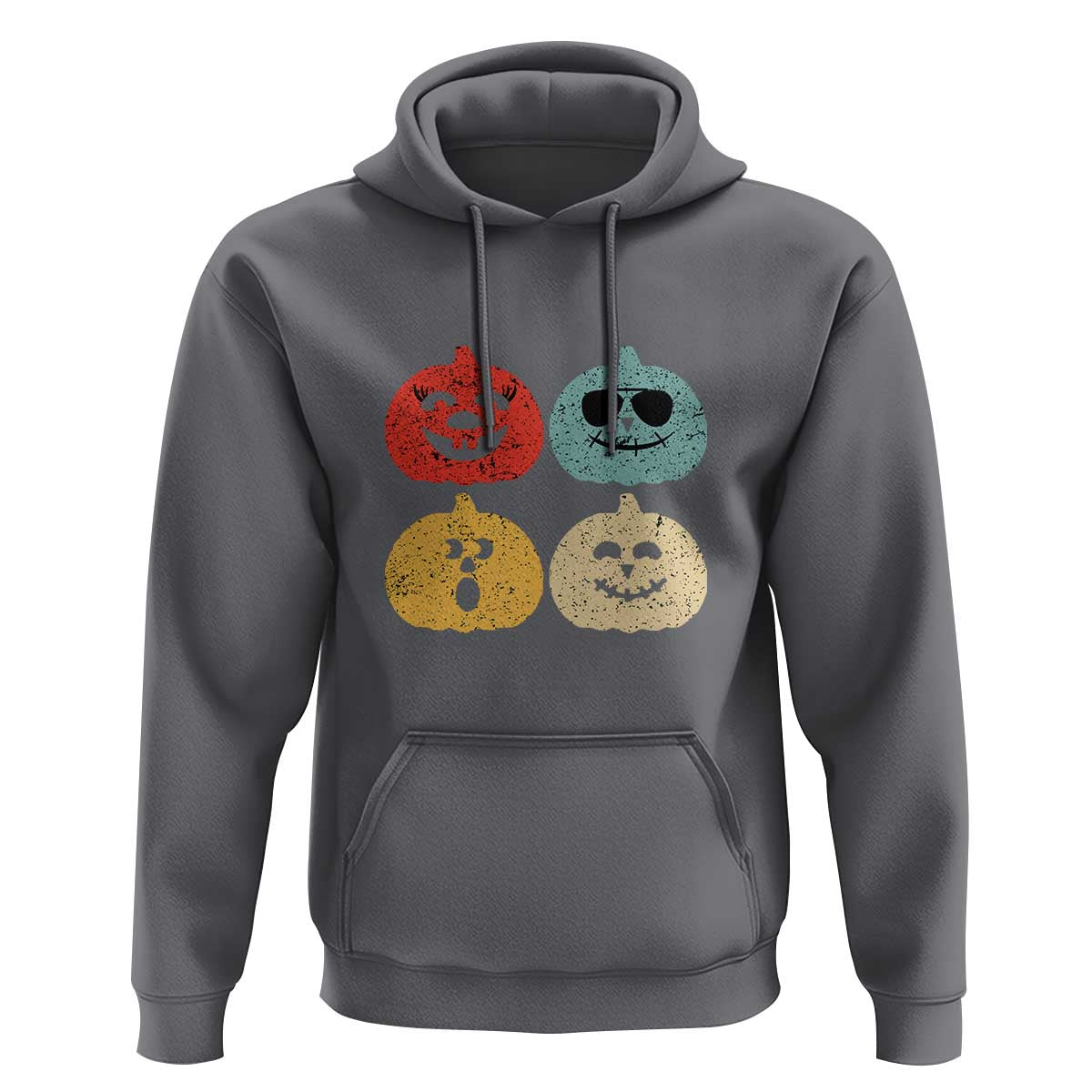 Retro Vintage Halloween Pumpkin Funny Gift Hoodie