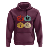 Retro Vintage Halloween Pumpkin Funny Gift Hoodie