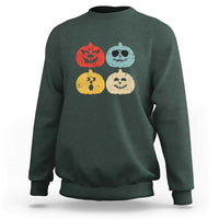 Retro Vintage Halloween Pumpkin Funny Gift Sweatshirt - Wonder Print Shop