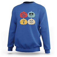 Retro Vintage Halloween Pumpkin Funny Gift Sweatshirt - Wonder Print Shop