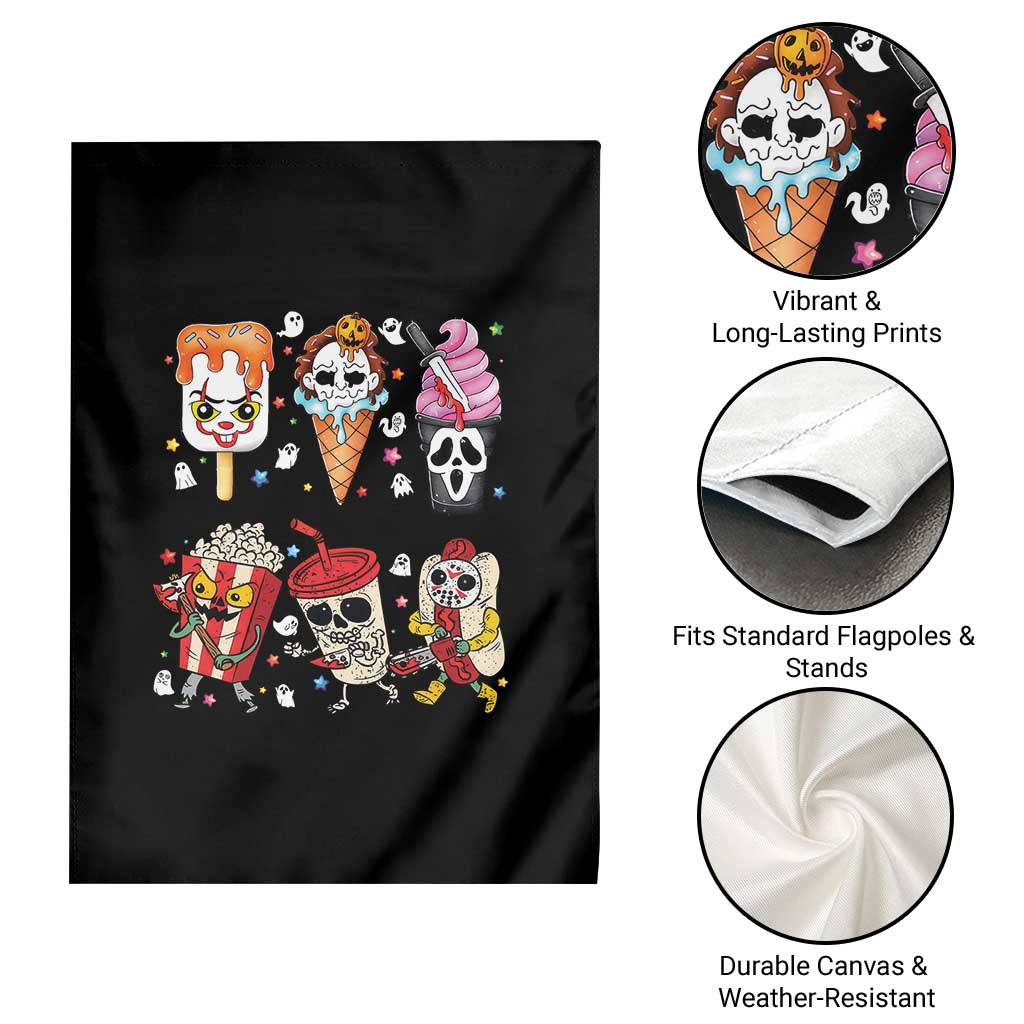 Horror Movie Summer Popsicle Halloween Ice Cream Summerween Garden Flag - Wonder Print Shop