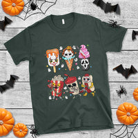 Horror Movie Summer Popsicle Halloween Ice Cream Summerween T Shirt - Wonder Print Shop
