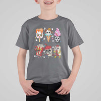 Horror Movie Summer Popsicle Halloween Ice Cream Summerween T Shirt For Kid - Wonder Print Shop