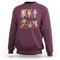 Horror Movie Summer Popsicle Halloween Ice Cream Summerween Sweatshirt - Wonder Print Shop