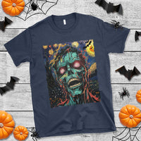 Horror Halloween Van Gogh Starry Night T Shirt - Wonder Print Shop