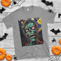 Horror Halloween Van Gogh Starry Night T Shirt - Wonder Print Shop