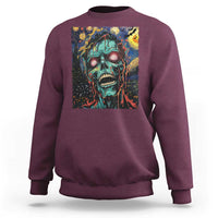 Horror Halloween Van Gogh Starry Night Sweatshirt - Wonder Print Shop
