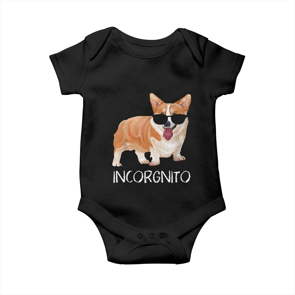 Incorgnito Funny Welsh Corgi Owner Dog Lover Baby Onesie