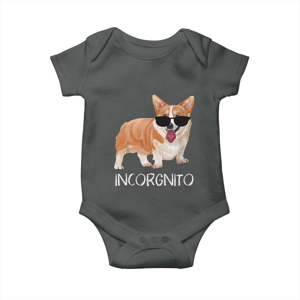 Incorgnito Funny Welsh Corgi Owner Dog Lover Baby Onesie
