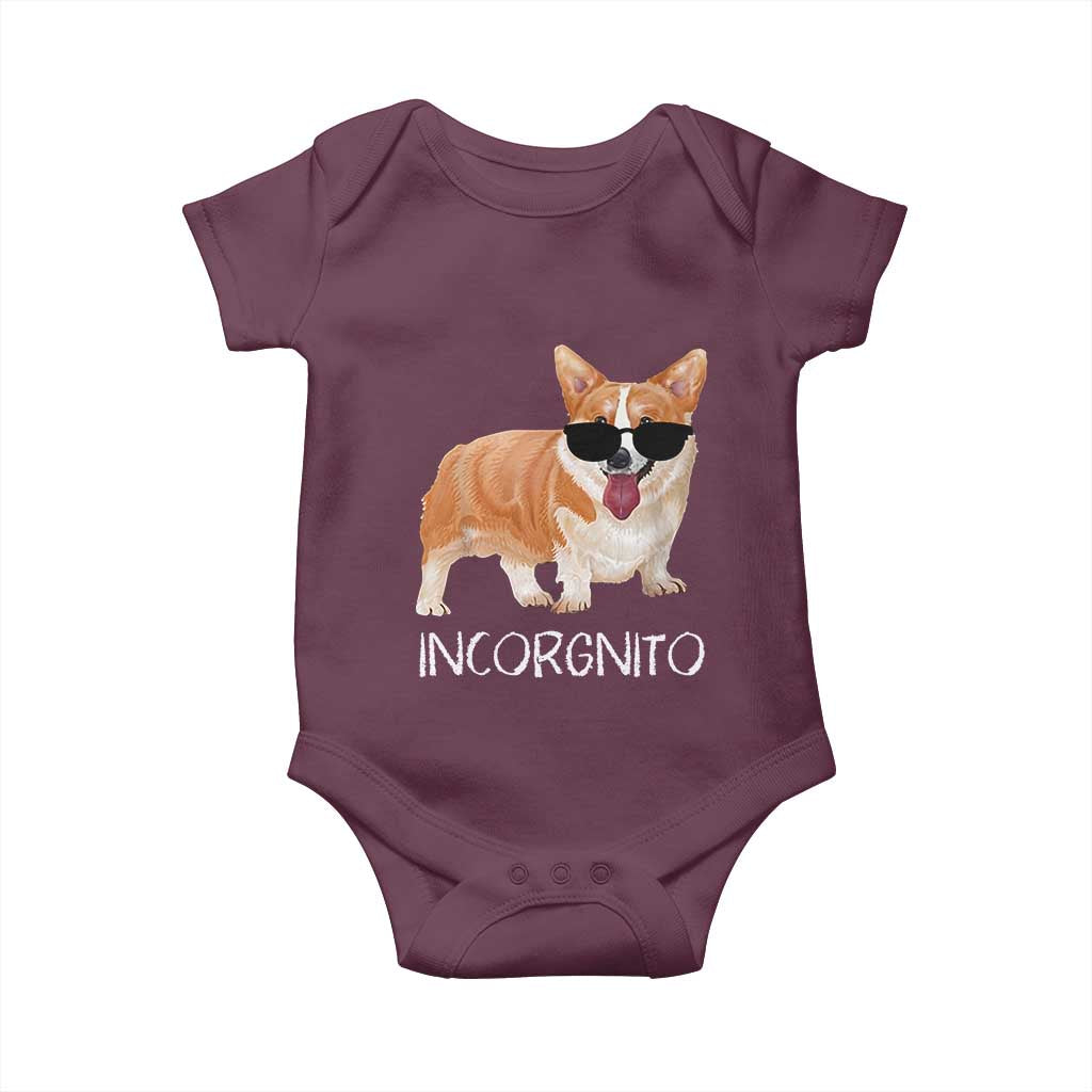 Incorgnito Funny Welsh Corgi Owner Dog Lover Baby Onesie
