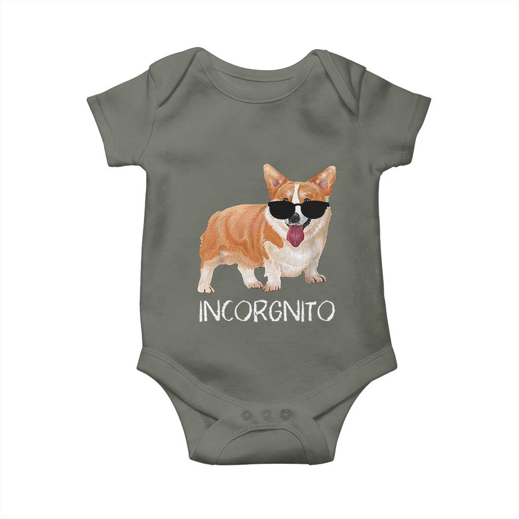 Incorgnito Funny Welsh Corgi Owner Dog Lover Baby Onesie