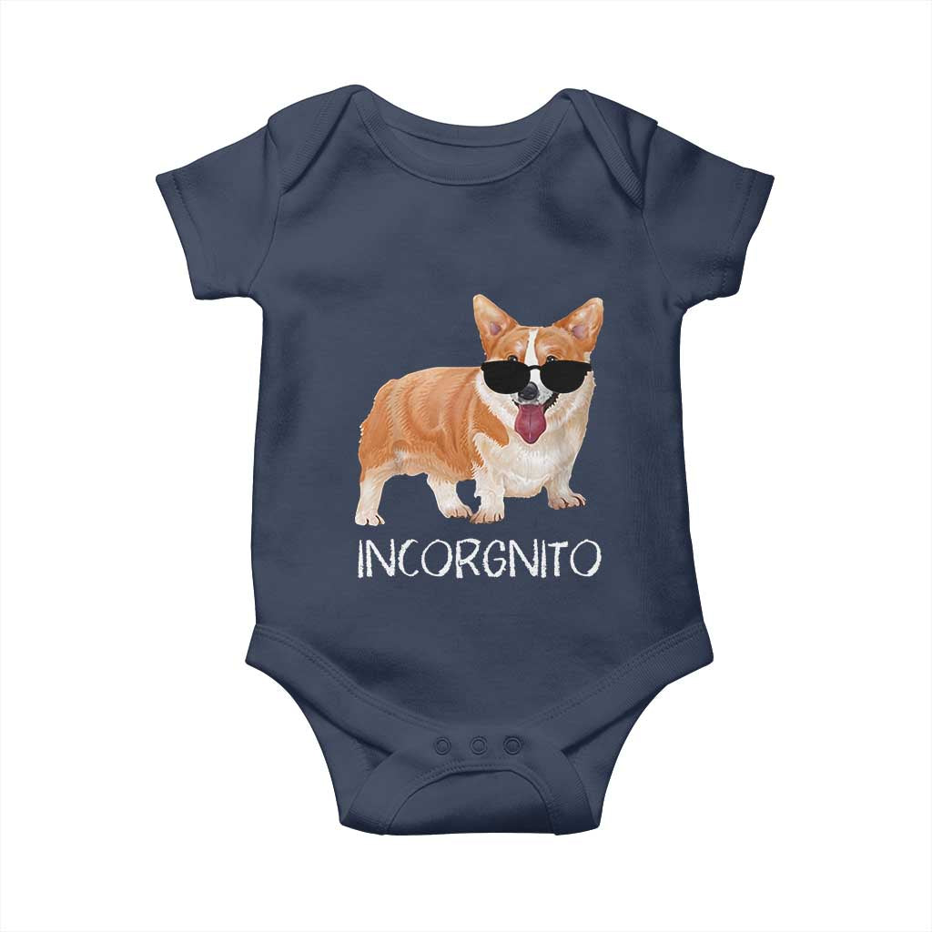 Incorgnito Funny Welsh Corgi Owner Dog Lover Baby Onesie