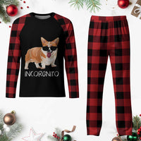 Incorgnito Funny Welsh Corgi Owner Dog Lover Plaid Pajama Set - Wonder Print Shop
